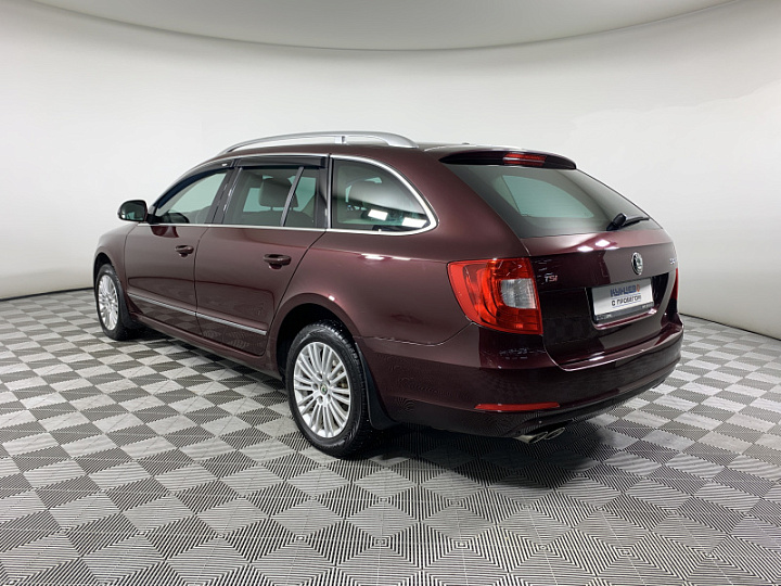 SKODA Superb 2, 2012 года, Робот, Вишневый