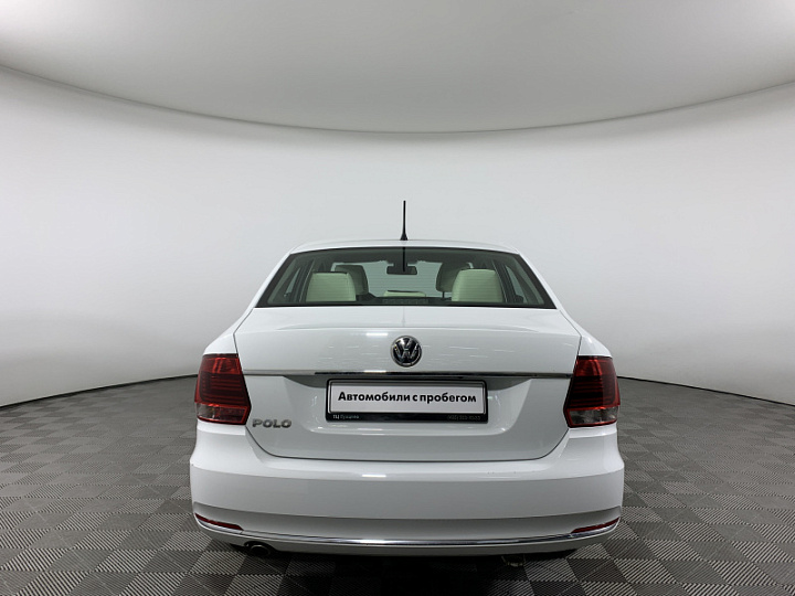 VOLKSWAGEN Polo 1.6, 2015 года, Автоматическая, Белый (темно-серый)
