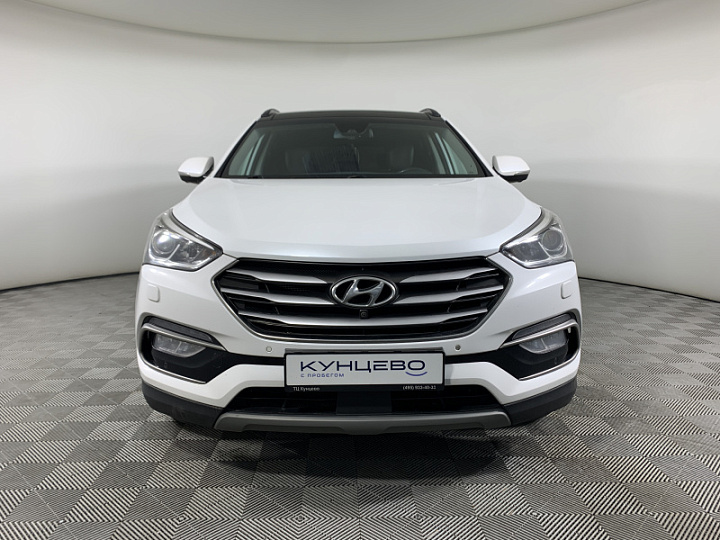 HYUNDAI Santa Fe 2.4, 2017 года, Автоматическая, БЕЛЫЙ