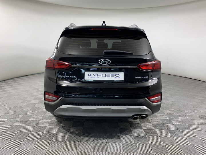 HYUNDAI Santa Fe 2.2, 2019 года, Автоматическая, ЧЕРНЫЙ