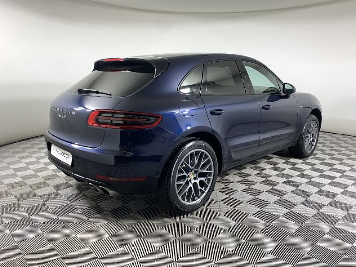 Porsche Macan 3, 2017 года, Робот, Синий