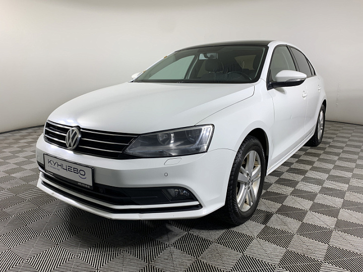 Volkswagen Jetta 1.6, 2016 года, Автоматическая, белый