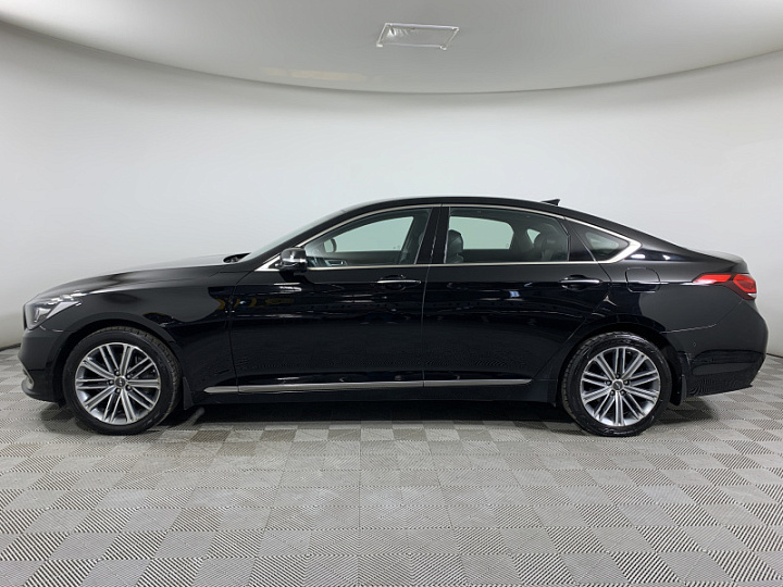 GENESIS G80 2, 2017 года, Автоматическая, ЧЕРНЫЙ