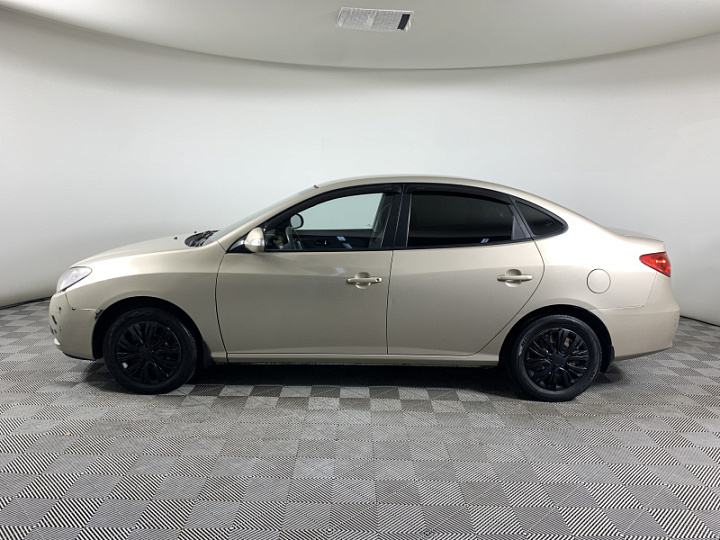 Hyundai Elantra 1.6, 2010 года, Автоматическая, Желтый