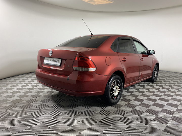 VOLKSWAGEN Polo 1.6, 2012 года, Автоматическая, ВИШНЕВО-КРАСНЫЙ