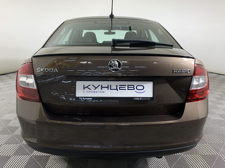 Skoda Rapid 1.4, 2017 года, dsg-7, Коричневый