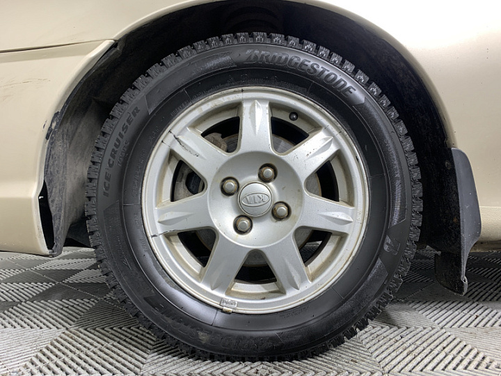 KIA Spectra 1.6, 2008 года, Автоматическая, Золотистый
