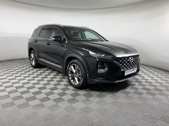 HYUNDAI Santa Fe 2.2, 2018 года, Автоматическая, ЧЕРНЫЙ