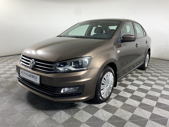 VOLKSWAGEN Polo 1.6, 2017 года, Автоматическая, КОРИЧНЕВЫЙ