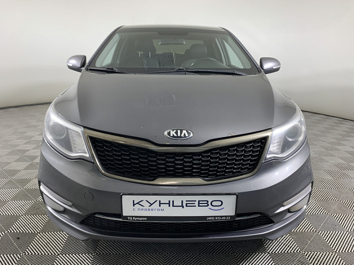 KIA Rio 1.6, 2016 года, Механика, ТЕМНО-СЕРЫЙ