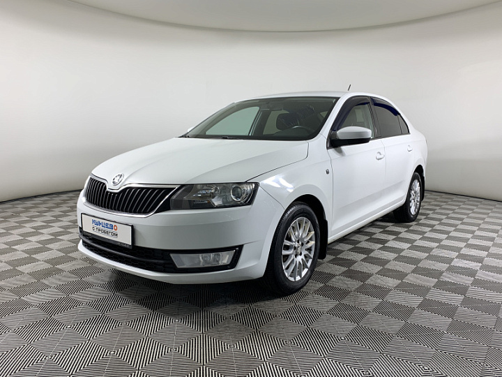 SKODA Rapid 1.4, 2015 года, Робот, БЕЛЫЙ