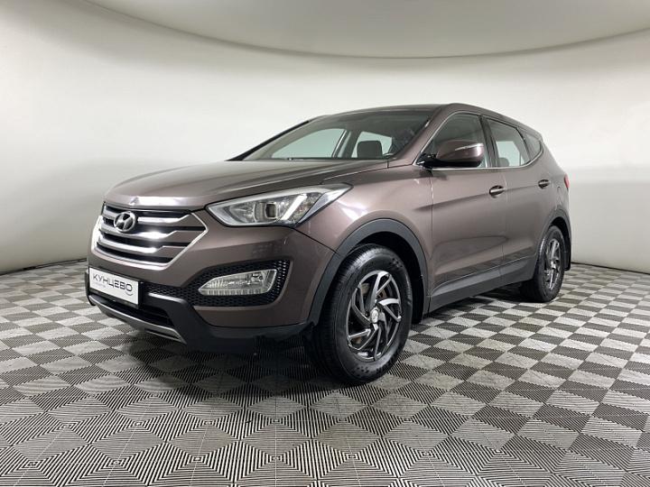 Hyundai Santa Fe 2.4, 2014 года, Механика, Коричневый