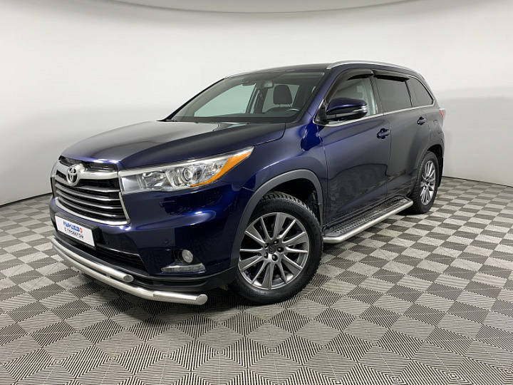 TOYOTA Highlander 3.5, 2014 года, Автоматическая, ТЕМНО-СИНИЙ