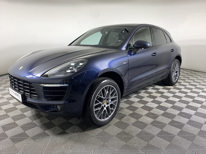 Porsche Macan 3, 2017 года, Робот, Синий