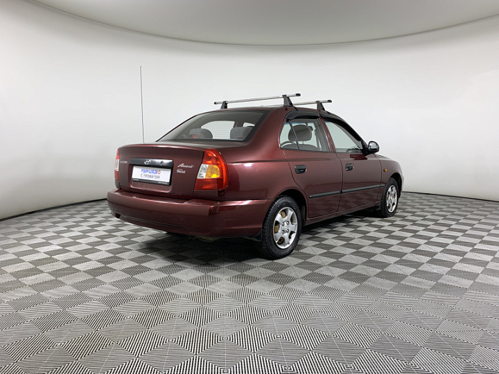 HYUNDAI Accent 1.5, 2008 года, Автоматическая, КРАСНЫЙ