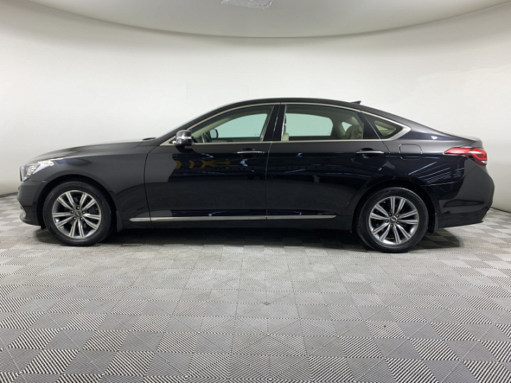 GENESIS G80 2, 2018 года, Автоматическая, ЧЕРНЫЙ