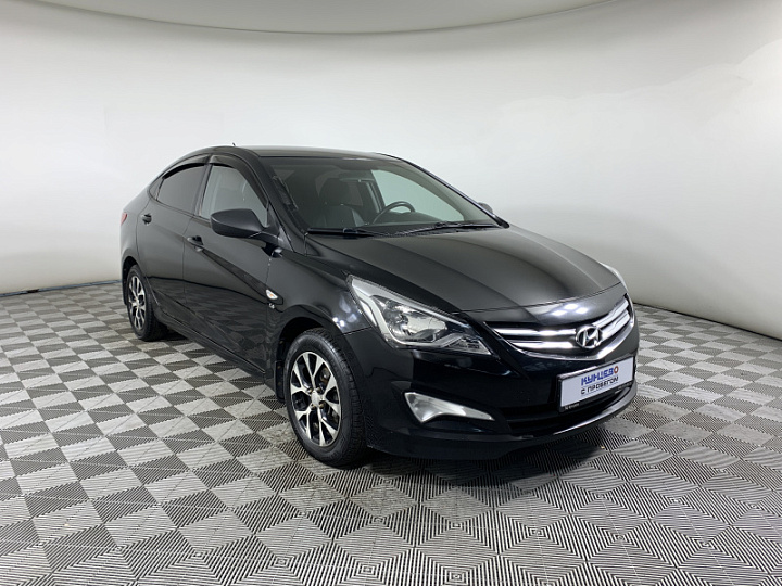 HYUNDAI Solaris 1.6, 2014 года, Механика, ЧЕРНЫЙ