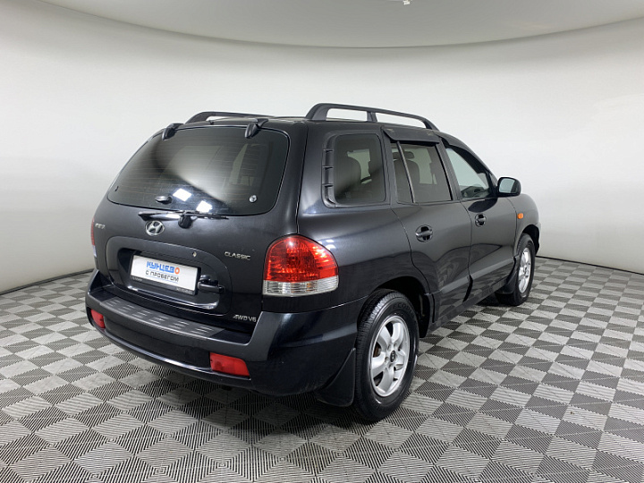 HYUNDAI Santa Fe 2.7, 2008 года, Автоматическая, ЧЕРНЫЙ