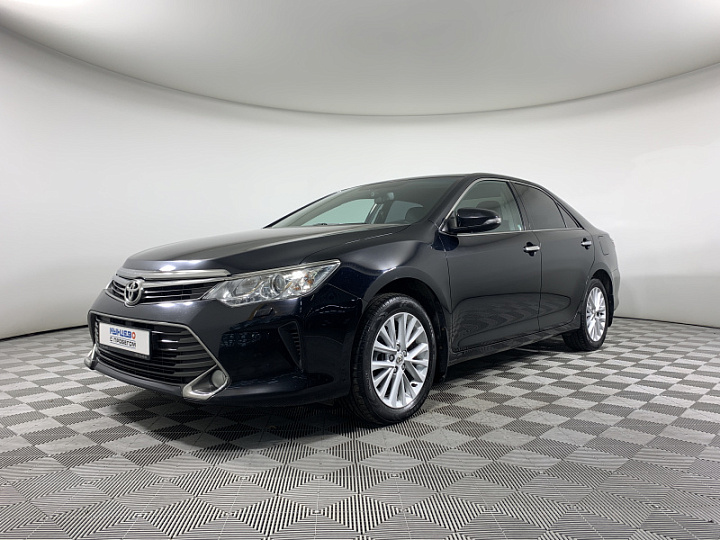TOYOTA Camry 2.5, 2015 года, Автоматическая, Черный металлик