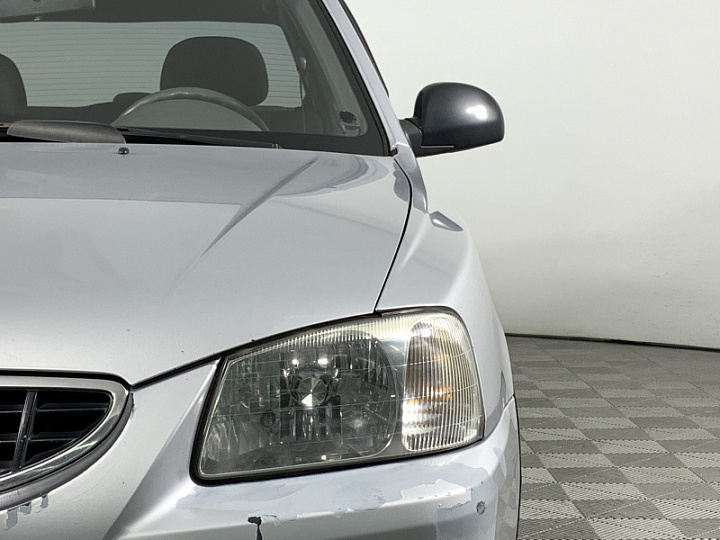 HYUNDAI Accent 1.5, 2006 года, Механика, Серебристый