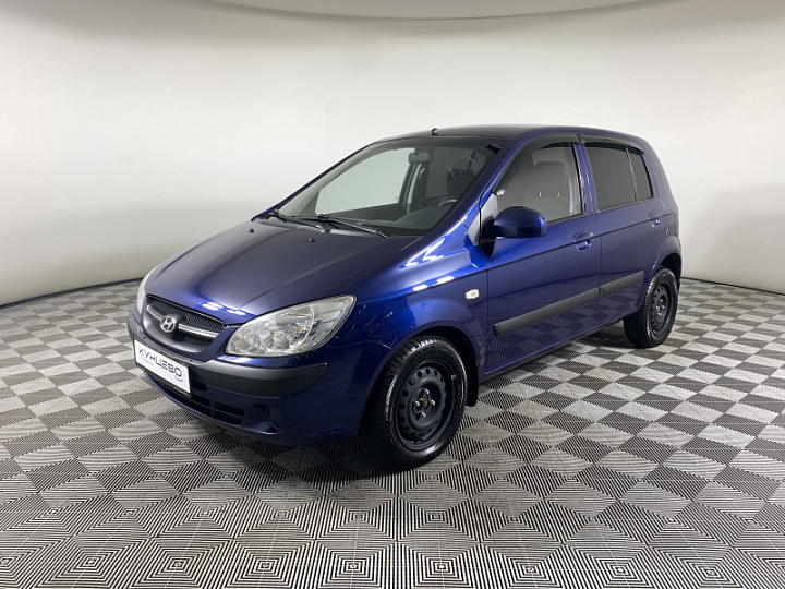 Hyundai Getz 1.4, 2008 года, Автоматическая, Синий