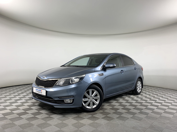 KIA Rio 1.6, 2015 года, Автоматическая, ГОЛУБОЙ