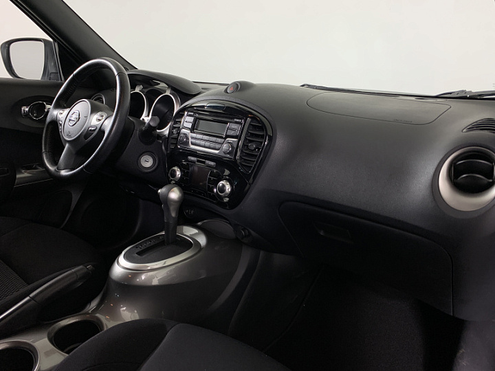 NISSAN Juke 1.6, 2015 года, Вариатор, Серебристый