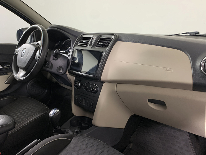 RENAULT Logan 1.6, 2015 года, Робот, Светло-синий