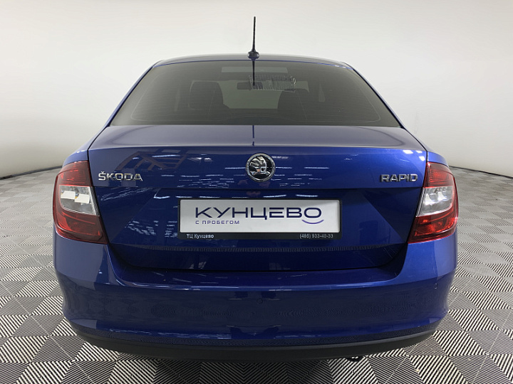 SKODA Rapid 1.6, 2019 года, Автоматическая, ЯРКО-СИНИЙ
