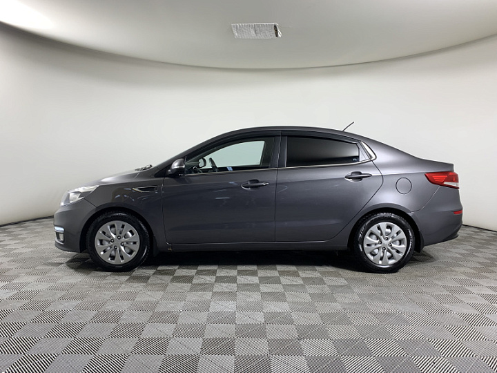 KIA Rio 1.6, 2016 года, Автоматическая, ТЕМНО-СЕРЫЙ