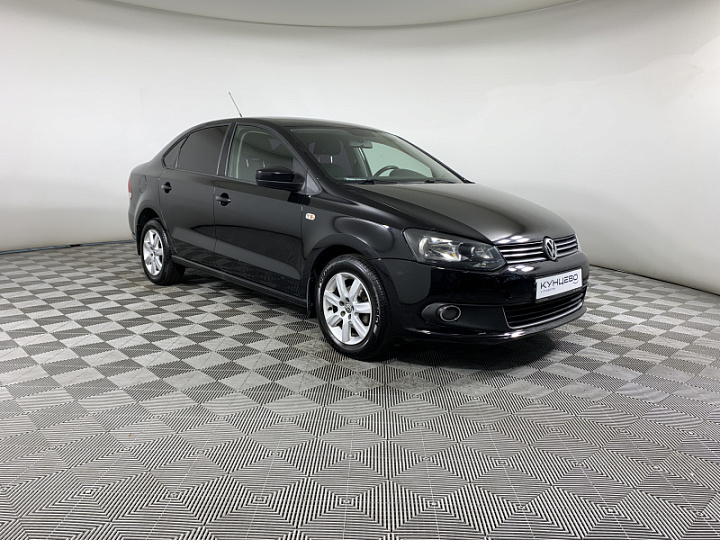 VOLKSWAGEN Polo 1.6, 2012 года, Автоматическая, ЧЕРНЫЙ