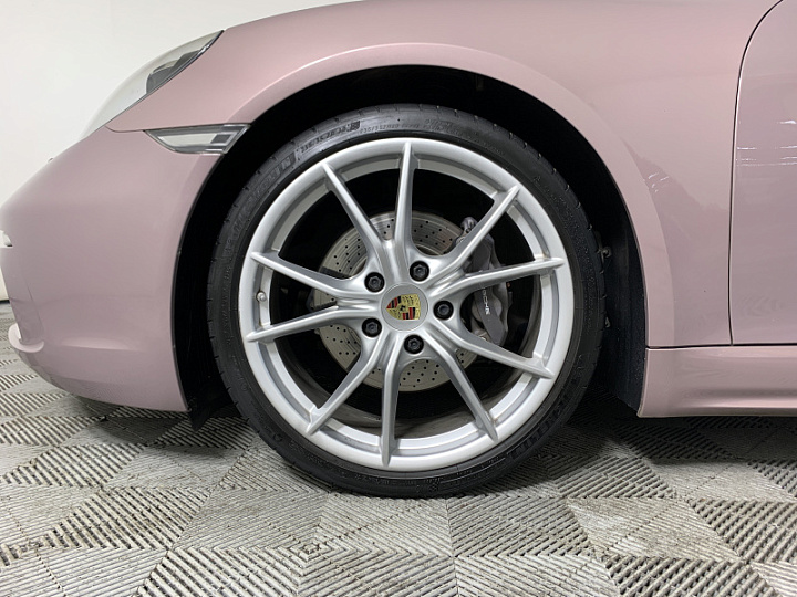 Porsche Cayman 2, 2022 года, Робот, Красный