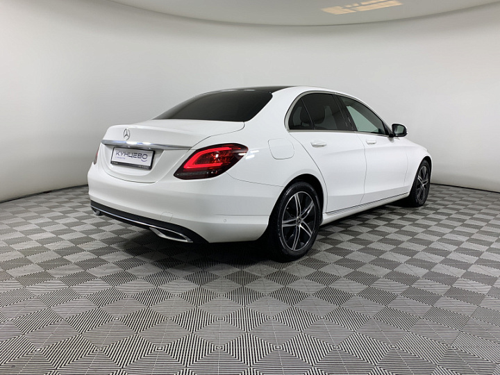 MERCEDES-BENZ C-Класс 180 1.5, 2019 года, Автоматическая, БЕЛЫЙ