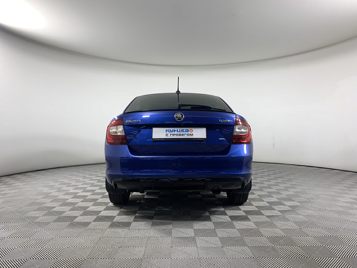 SKODA Rapid 1.6, 2018 года, Автоматическая, ЯРКО-СИНИЙ
