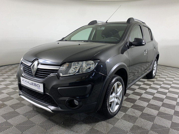 RENAULT Sandero Stepway 1.6, 2017 года, Автоматическая, ЧЕРНЫЙ
