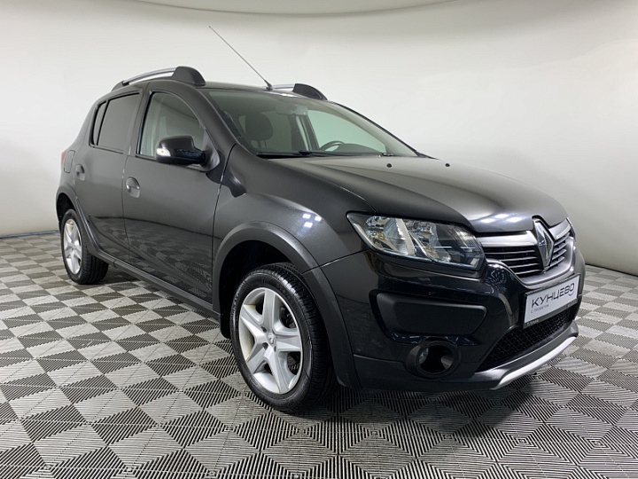 RENAULT Sandero Stepway 1.6, 2017 года, Автоматическая, ЧЕРНЫЙ