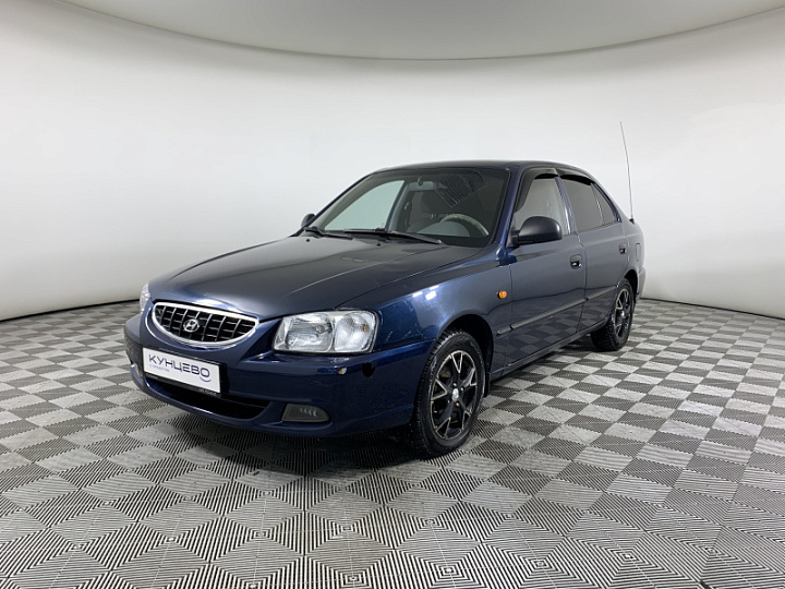 HYUNDAI Accent 1.5, 2008 года, Механика, СИНИЙ