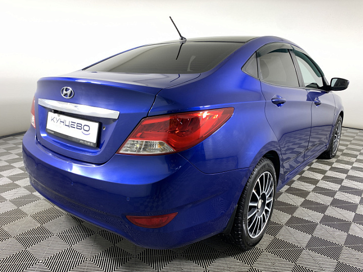 HYUNDAI Solaris 1.6, 2011 года, Автоматическая, СИНИЙ ТЕМНЫЙ