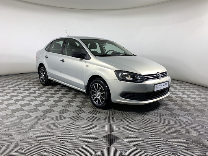 VOLKSWAGEN Polo 1.6, 2012 года, Механика, Серебристо-желтый