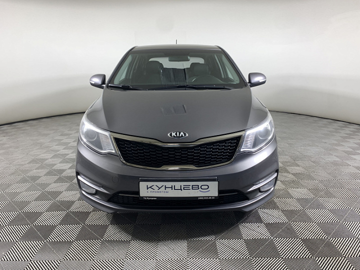 KIA Rio 1.6, 2015 года, Механика, ТЕМНО-СЕРЫЙ