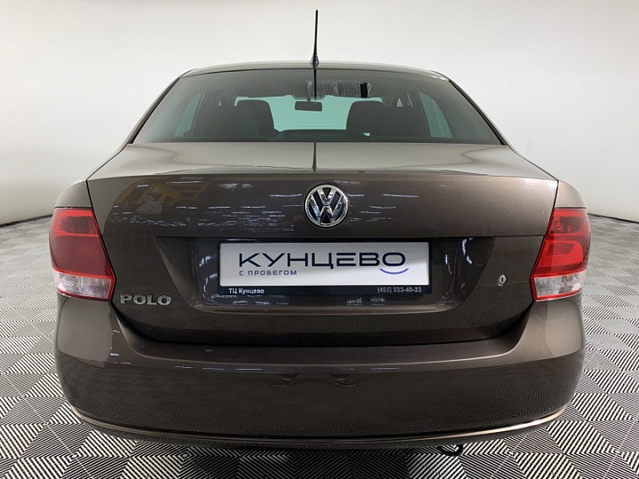Volkswagen Polo 1.6, 2014 года, Механика, Коричневый