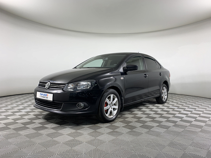 VOLKSWAGEN Polo 1.6, 2013 года, Автоматическая, ЧЕРНЫЙ