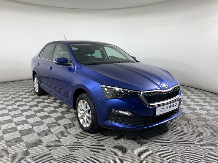 SKODA Rapid 1.6, 2021 года, Автоматическая, СИНИЙ