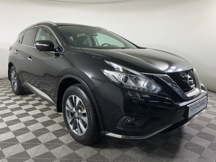 NISSAN Murano 3.5, 2017 года, Вариатор, ЧЕРНЫЙ