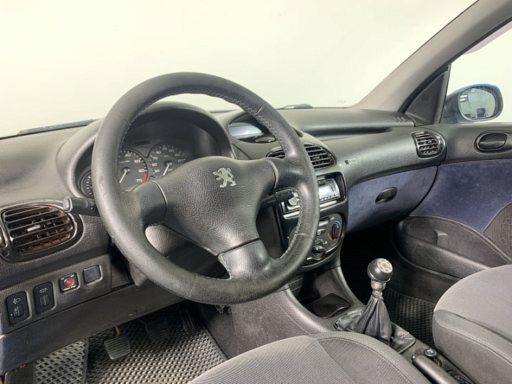 PEUGEOT 206 1.4, 1998 года, Механика, ГОЛУБОЙ