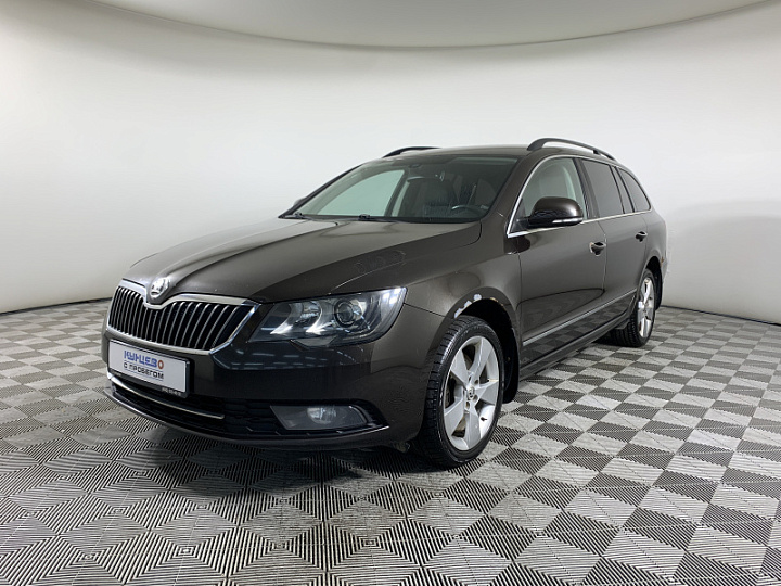 SKODA Superb 1.8, 2014 года, Робот, КОРИЧНЕВЫЙ