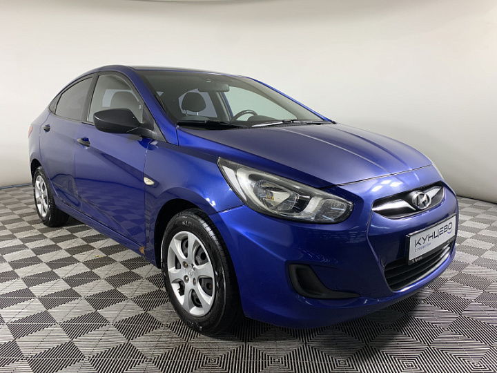 Hyundai Solaris 1.6, 2011 года, Автоматическая, ТЕМНО-СИНИЙ