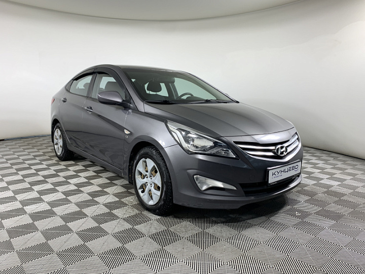 HYUNDAI Solaris 1.6, 2015 года, Автоматическая, ТЕМНО-СЕРЫЙ