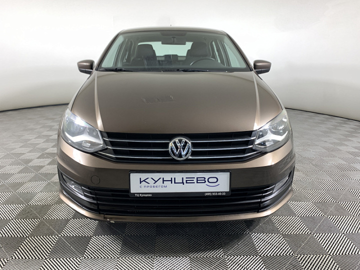 VOLKSWAGEN Polo 1.6, 2017 года, Автоматическая, КОРИЧНЕВЫЙ