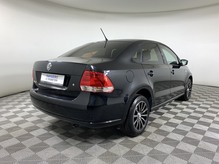 VOLKSWAGEN Polo 1.6, 2014 года, Автоматическая, ЧЕРНЫЙ